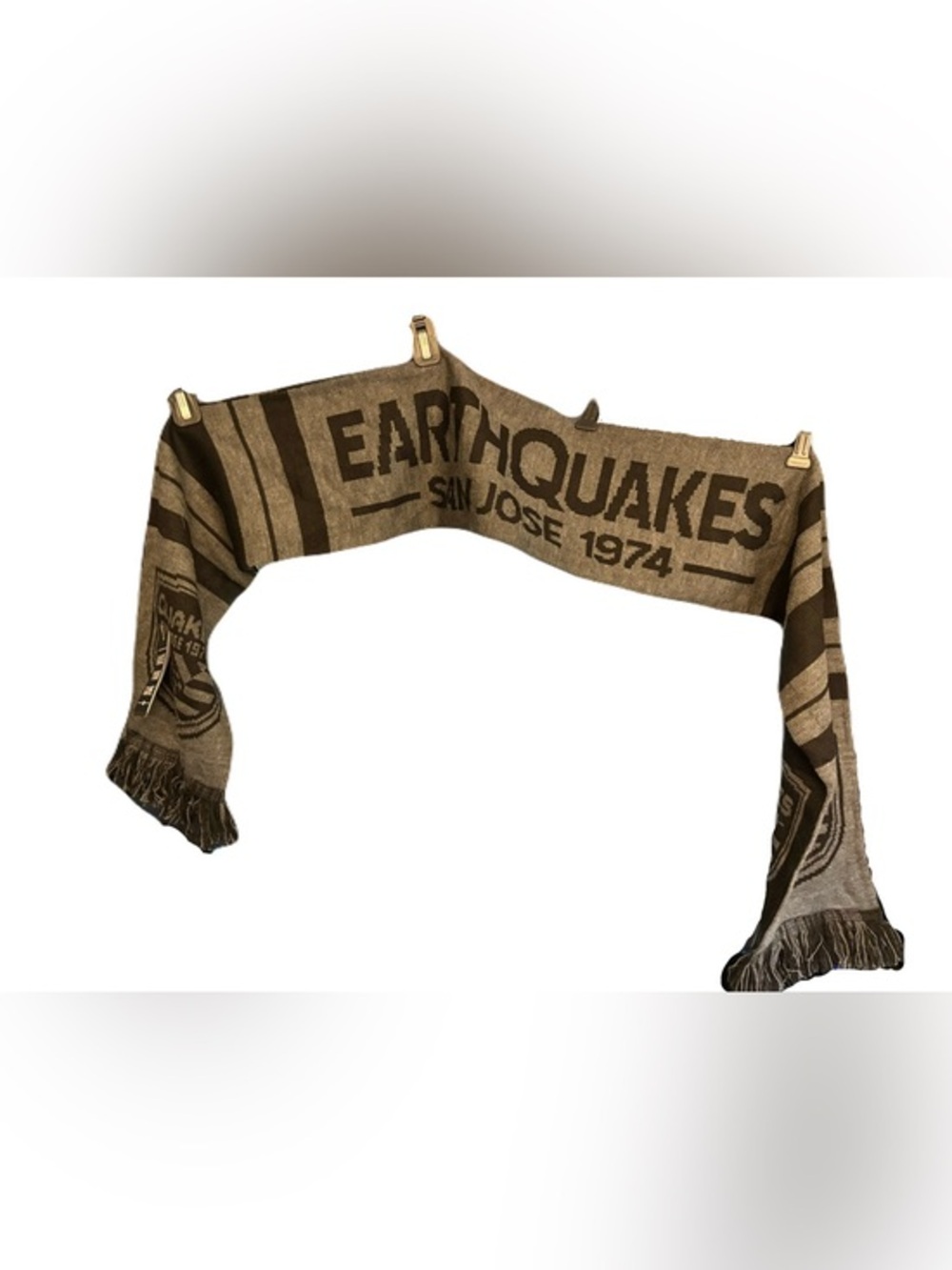 San Jose Earthquakes 1974 Ruffneck MLS Soccer Scarf Fan Football Game Day Gift